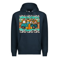 Navy western fall truck gnomes tumbler Premium Hoodie - Artiststas