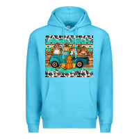 Ocean Blue western fall truck gnomes tumbler Premium Hoodie - Artiststas