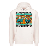 Pale Pink western fall truck gnomes tumbler Premium Hoodie - Artiststas