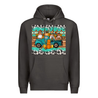 Smoke western fall truck gnomes tumbler Premium Hoodie - Artiststas