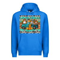 True Royal western fall truck gnomes tumbler Premium Hoodie - Artiststas