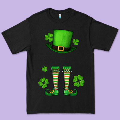 Custom Name St. Patrick's Leprechaun Premium Tee Designed By Oliviacreatesart
