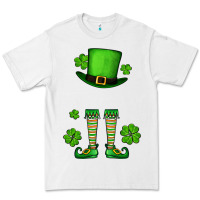 White Custom name St. Patrick's leprechaun Premium Tee - OliviaCreatesArt