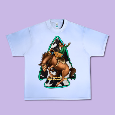 Bucking Bronco Arrowhead Urban Heavy Tee Designed By Jasminsmagicworld