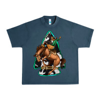 Midnight Navy bucking bronco arrowhead Urban Heavy Tee - Jasminsmagicworld