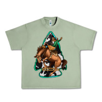 Oil Green bucking bronco arrowhead Urban Heavy Tee - Jasminsmagicworld