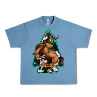 Pebble Blue bucking bronco arrowhead Urban Heavy Tee - Jasminsmagicworld