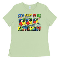 It's Okay To Be Different Autism Ladies Tee | Teevron