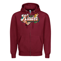 Burgundy kinder Zipper Hoodie - JahusDesignShop