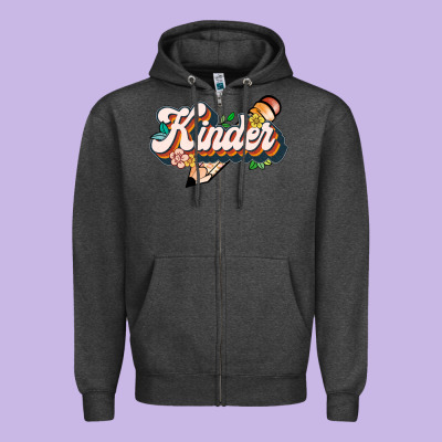 Kinder Zipper Hoodie Designed By Jahusdesignshop