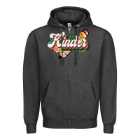 Charcoal Heather kinder Zipper Hoodie - JahusDesignShop