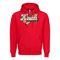 Red kinder Zipper Hoodie - JahusDesignShop