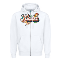 White kinder Zipper Hoodie - JahusDesignShop