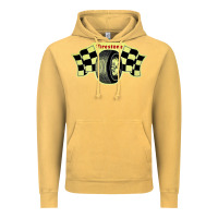 Vintage Mustard firestone one racing Vintage Hoodie - linhVisuals