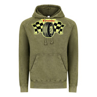 Vintage Olive firestone one racing Vintage Hoodie - linhVisuals