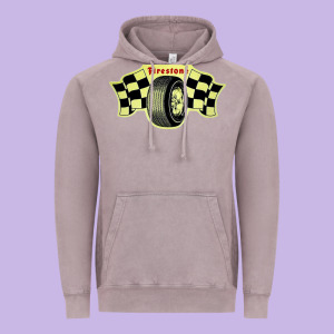 Firestone One Racing Vintage Hoodie Designed By Linhvisuals