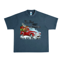 Midnight Navy it's the most wonderful time of the year Urban Heavy Tee - FaDigitalArtStudio