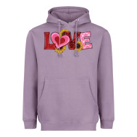 Lavender valentines day love sunflowers Heavyweight Hoodie - RanaPortraitStore
