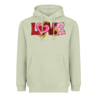Matcha valentines day love sunflowers Heavyweight Hoodie - RanaPortraitStore