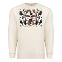 Sandshell cowhide brushstrokes Premium Sweatshirt - RanaPortraitStore