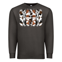 Smoke cowhide brushstrokes Premium Sweatshirt - RanaPortraitStore