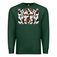 Sports Green cowhide brushstrokes Premium Sweatshirt - RanaPortraitStore