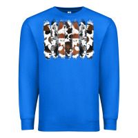 True Royal cowhide brushstrokes Premium Sweatshirt - RanaPortraitStore