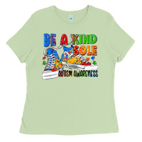 Matcha Be a kind sole Autism Awareness Ladies Tee - FaDigitalArtStudio