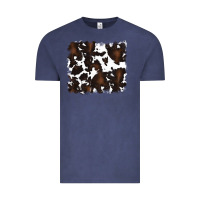 Vintage Denim cowhide Vintage Tee - RanaPortraitStore