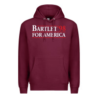 Burgundy barlet for america Premium Hoodie - maiPhamDesign