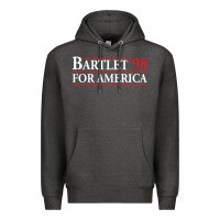 Charcoal Heather barlet for america Premium Hoodie - maiPhamDesign