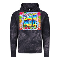 Cloud Black summer time Vintage Hoodie - CowhideDigitalArt