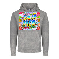 Cloud Rock summer time Vintage Hoodie - CowhideDigitalArt