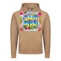 Vintage Coffee summer time Vintage Hoodie - CowhideDigitalArt