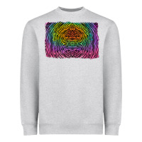 Heather Grey colorful zebra background Heavyweight Sweatshirt - RanaPortraitStore