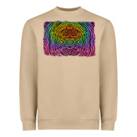 Mushroom colorful zebra background Heavyweight Sweatshirt - RanaPortraitStore