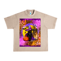 French Oak witchy cat Urban Heavy Tee - BundleAndBundleShop
