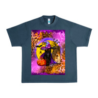 Midnight Navy witchy cat Urban Heavy Tee - BundleAndBundleShop