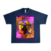 Navy witchy cat Urban Heavy Tee - BundleAndBundleShop