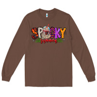 Chestnut spooky summer vibes Long Sleeve Tee - CowhideDigitalArt