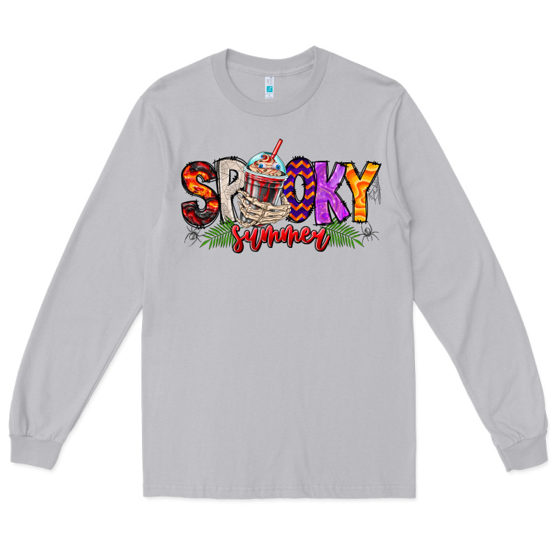 Spooky Summer Vibes Long Sleeve Tee by CowhideDigitalArt | Teevron