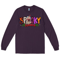 Plum spooky summer vibes Long Sleeve Tee - CowhideDigitalArt