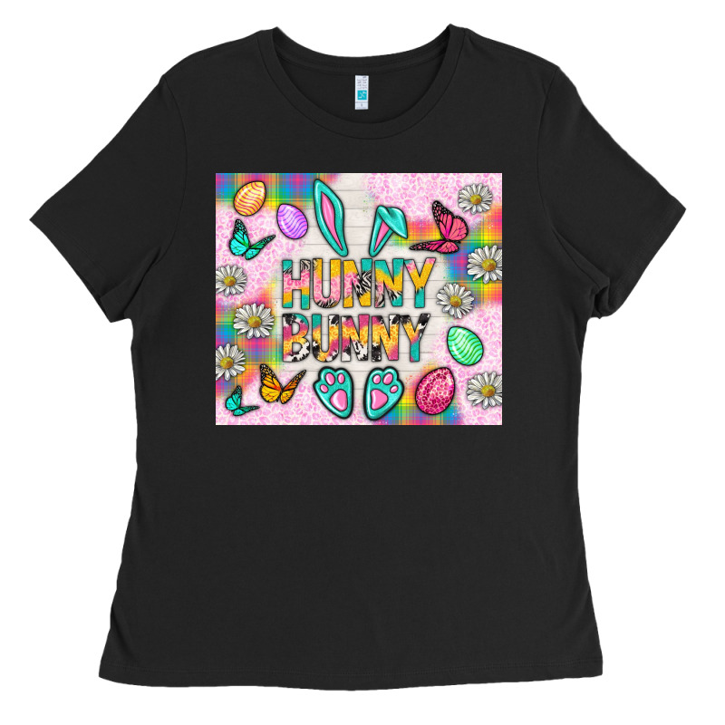 Hunny Bunny And Egg Easter Tumbler Ladies Tee by BundleAndBundleShop | Teevron