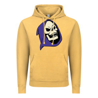 Vintage Mustard SKELETOR Vintage Hoodie - linhVisuals