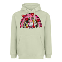 Matcha valentines day gnomes rainbow Heavyweight Hoodie - RanaPortraitStore