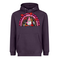 Plum valentines day gnomes rainbow Heavyweight Hoodie - RanaPortraitStore