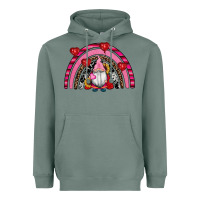 Sage valentines day gnomes rainbow Heavyweight Hoodie - RanaPortraitStore