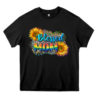 Black Blessed mom Heavy Core Tee - CowGirlArtShop