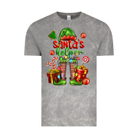 Cloud Rock santa s helper Vintage Tee - FaDigitalArtStudio