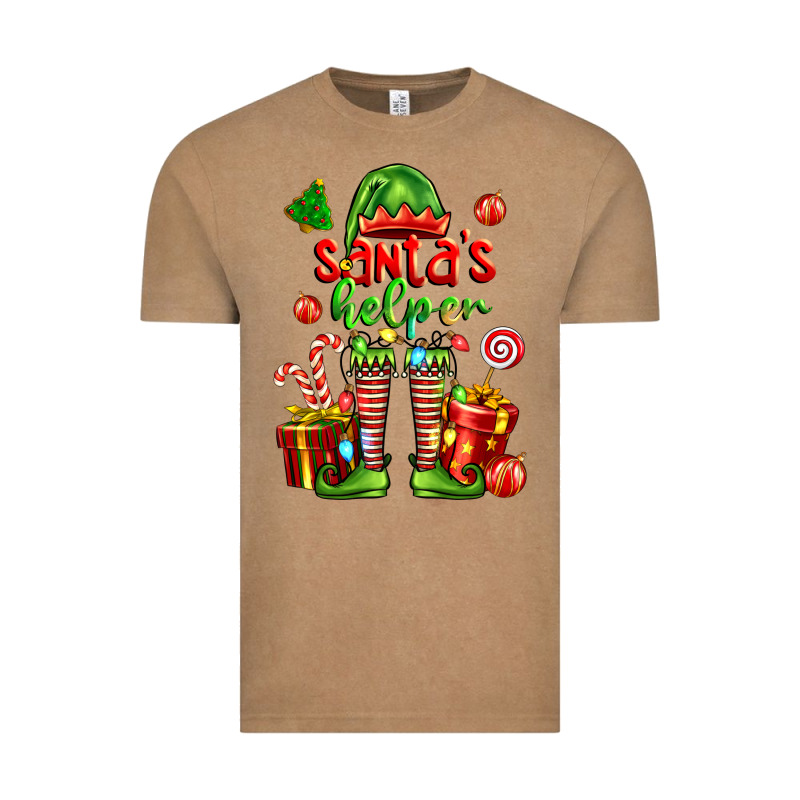 Santa S Helper Vintage Tee by FaDigitalArtStudio | Teevron
